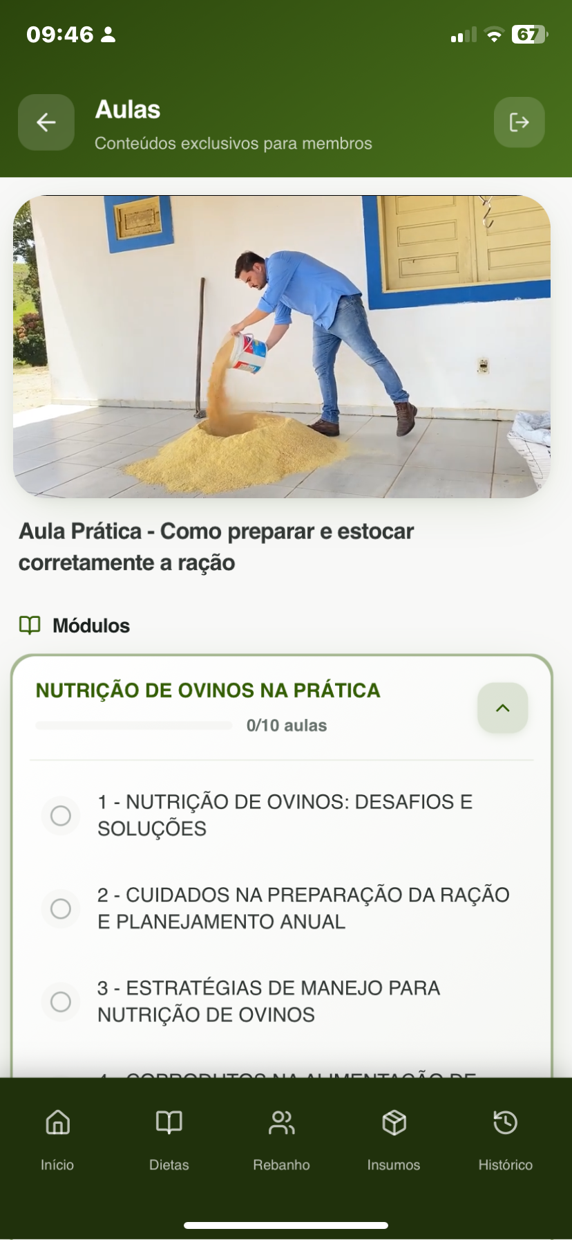 10 Videoaulas de Nutrição Prática