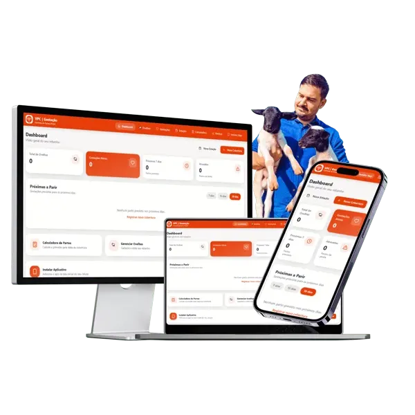 App Gestação e Partos — Vamos Produzir Cordeiros
